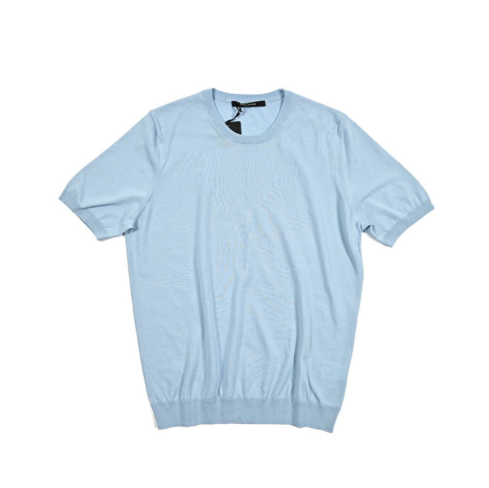 25SS TAGLIATORE コットン100% 半袖ニットTシャツ｜416401｜GUARDAROBA MILANO OFFICIAL STORE