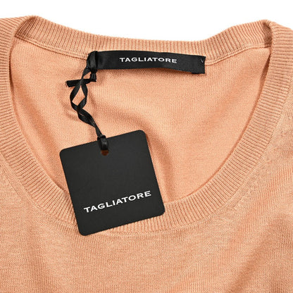 25SS TAGLIATORE シルク100% 半袖ニットTシャツ｜GUARDAROBA MILANO OFFICIAL STORE
