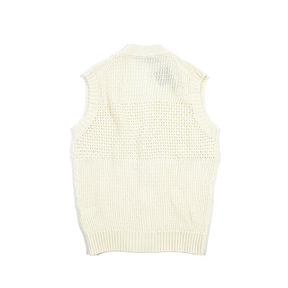 25SS TAGLIATORE コットン100% Vネックローゲージニットベスト｜416407｜GUARDAROBA MILANO OFFICIAL STORE