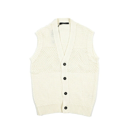25SS TAGLIATORE コットン100% Vネックローゲージニットベスト｜416407｜GUARDAROBA MILANO OFFICIAL STORE