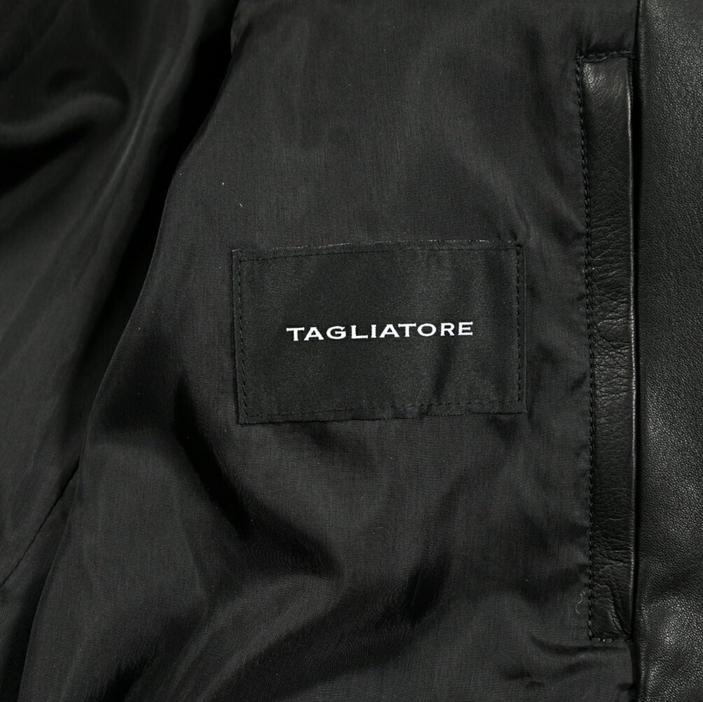 25SS TAGLIATORE ラムレザー ダブルライダースジャケット｜GUARDAROBA MILANO OFFICIAL STORE