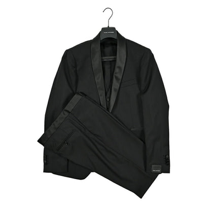 25SS TAGLIATORE ヴァージンウールシルク 1Bシングルタキシードスーツ(3ピース)｜416193｜GUARDAROBA MILANO OFFICIAL STORE