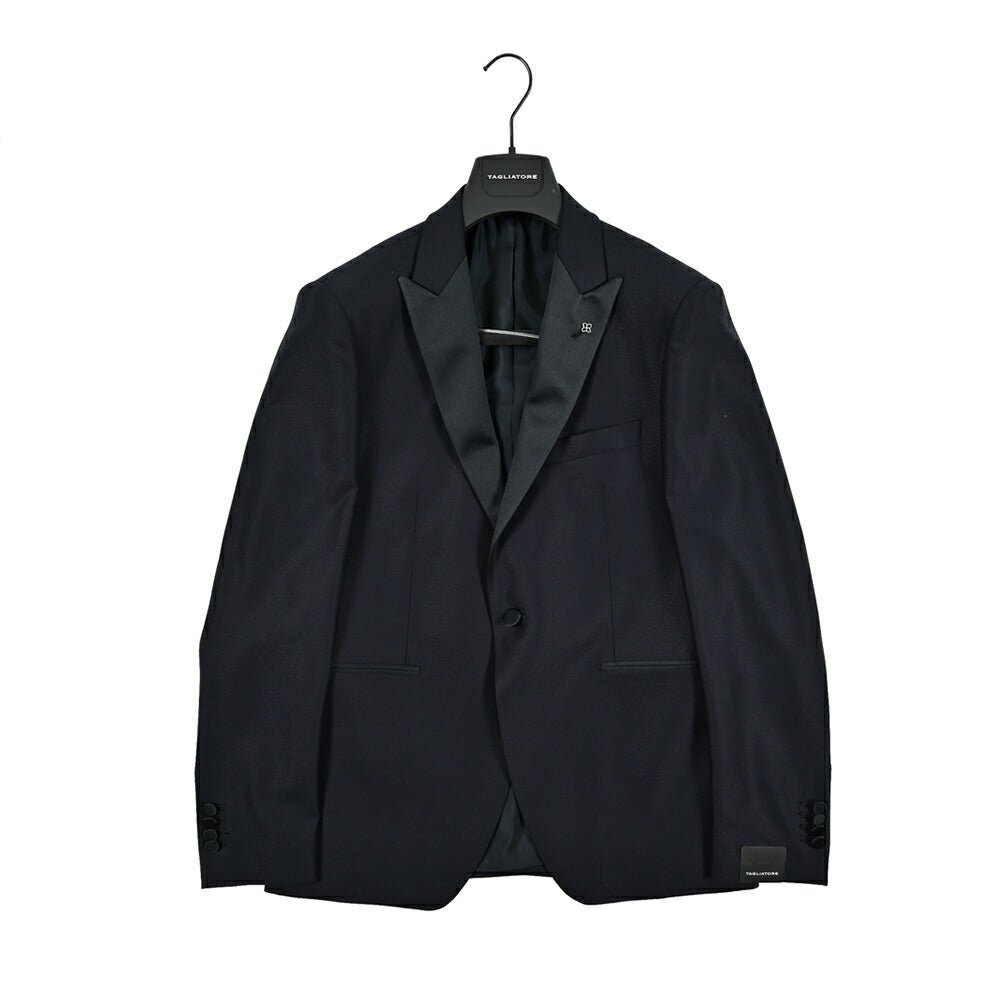25SS TAGLIATORE ヴァージウール 1Bシングルタキシードスーツ(3ピース)｜GUARDAROBA MILANO OFFICIAL STORE