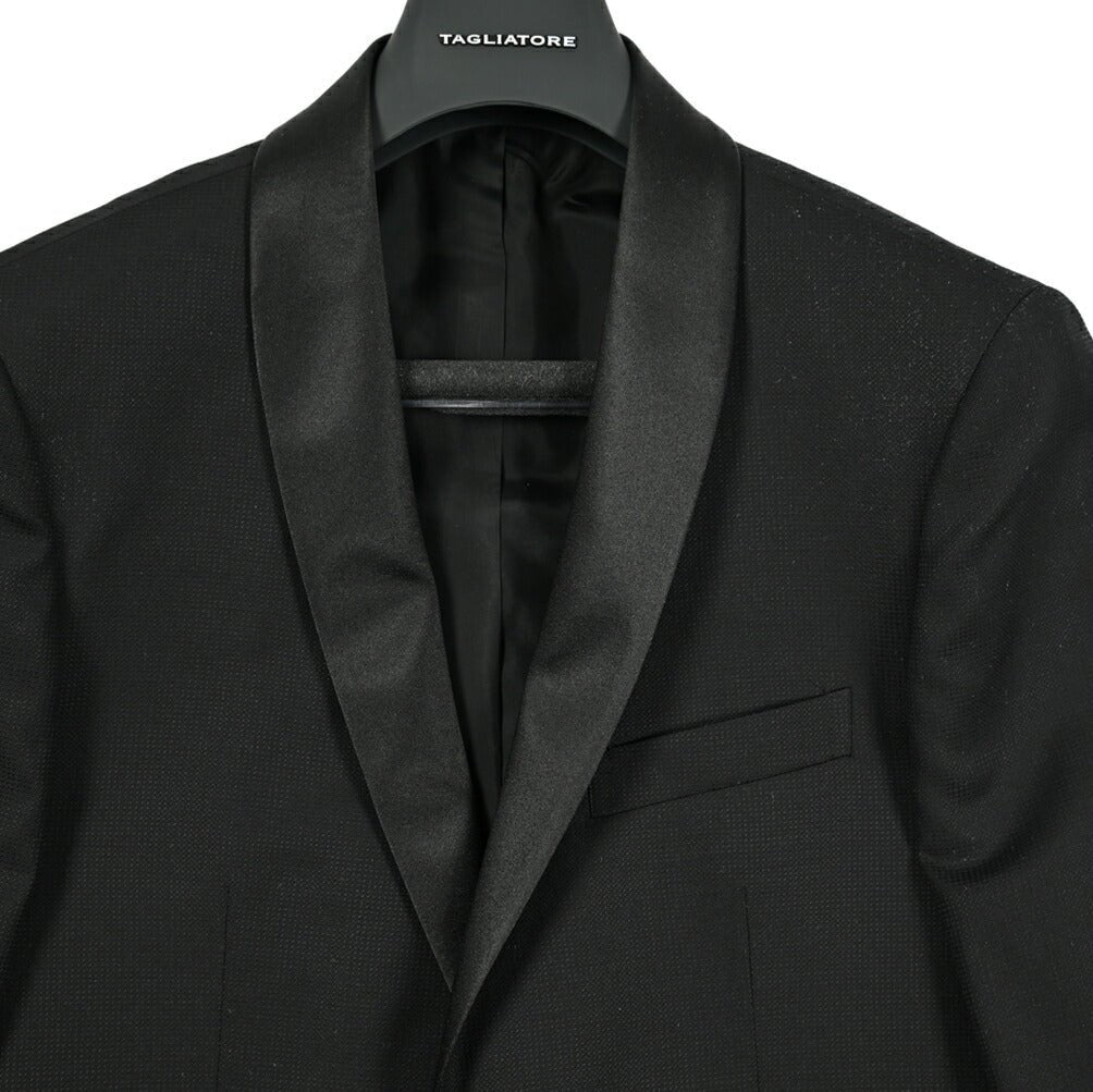 25SS TAGLIATORE ヴァージンウールシルク 1Bシングルタキシードスーツ(3ピース)｜416193｜GUARDAROBA MILANO OFFICIAL STORE