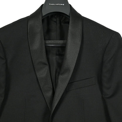 25SS TAGLIATORE ヴァージンウールシルク 1Bシングルタキシードスーツ(3ピース)｜416193｜GUARDAROBA MILANO OFFICIAL STORE
