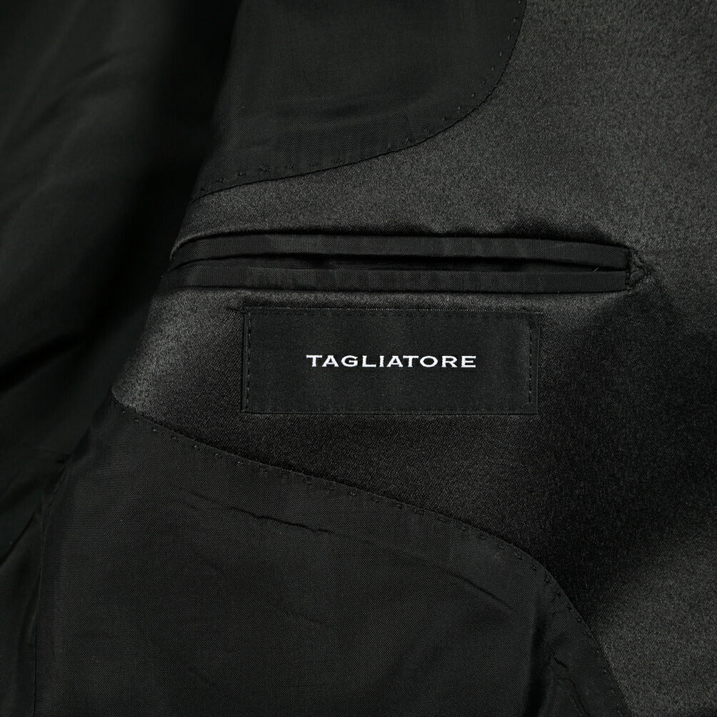 25SS TAGLIATORE ヴァージンウールシルク 1Bシングルタキシードスーツ(3ピース)｜416193｜GUARDAROBA MILANO OFFICIAL STORE