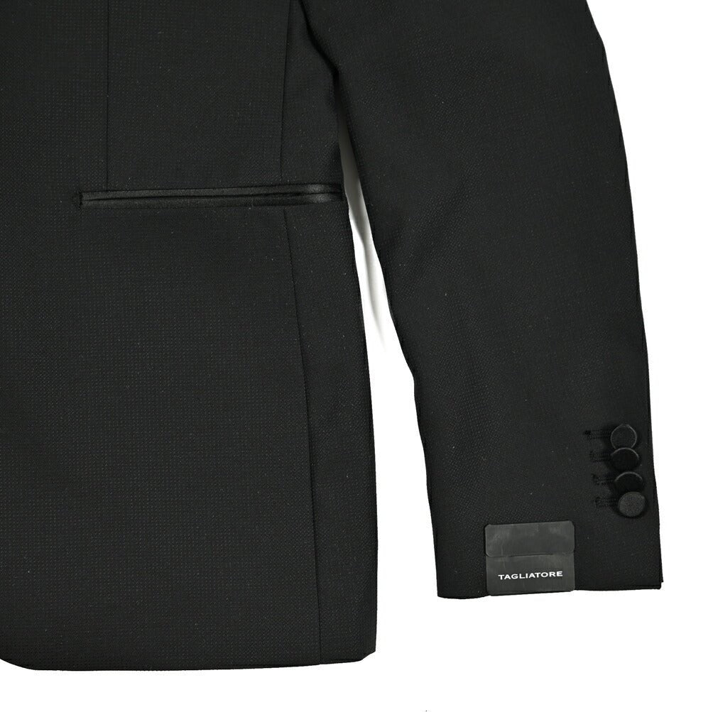 25SS TAGLIATORE ヴァージンウールシルク 1Bシングルタキシードスーツ(3ピース)｜416193｜GUARDAROBA MILANO OFFICIAL STORE