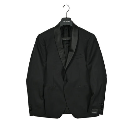 25SS TAGLIATORE ヴァージンウールシルク 1Bシングルタキシードスーツ(3ピース)｜416193｜GUARDAROBA MILANO OFFICIAL STORE