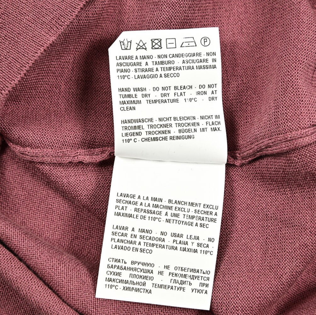 25SS TAGLIATORE シルクコットン 長袖ニットポロシャツ｜GUARDAROBA MILANO OFFICIAL STORE