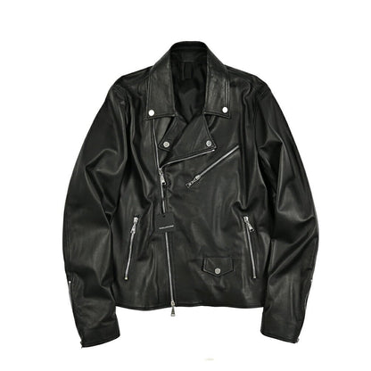 25SS TAGLIATORE ラムレザー ダブルライダースジャケット｜GUARDAROBA MILANO OFFICIAL STORE