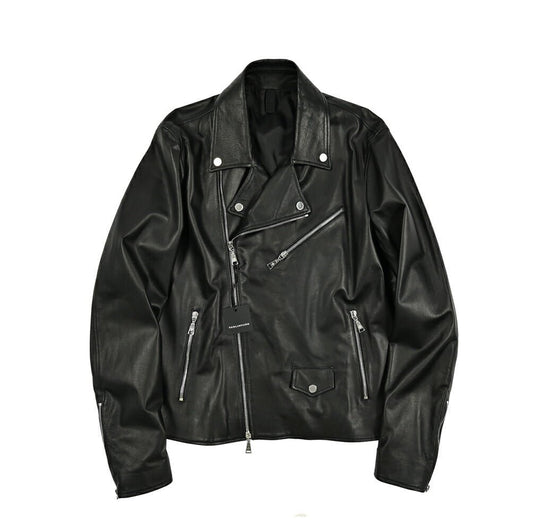 25SS TAGLIATORE ラムレザー ダブルライダースジャケット｜GUARDAROBA MILANO OFFICIAL STORE
