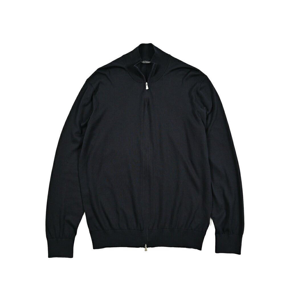 25SS TAGLIATORE シルクコットン スタンドカラージップニットカーディガン｜416329｜GUARDAROBA MILANO OFFICIAL STORE
