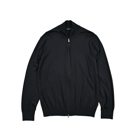 25SS TAGLIATORE シルクコットン スタンドカラージップニットカーディガン｜GUARDAROBA MILANO OFFICIAL STORE