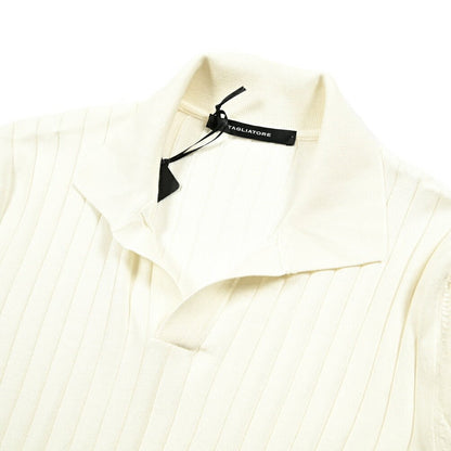 25SS TAGLIATORE シルクコットン 半袖ニットスキッパーポロシャツ｜416409｜GUARDAROBA MILANO OFFICIAL STORE