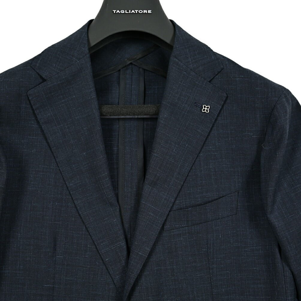 25SS TAGLIATORE ストレッチウールリネン 2Bシングルテーラードスーツ｜GUARDAROBA MILANO OFFICIAL STORE