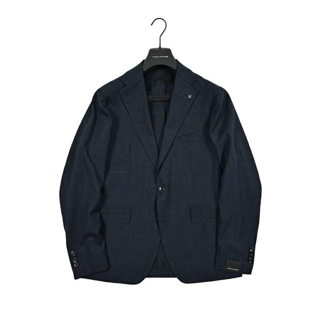 25SS TAGLIATORE ストレッチウールリネン 2Bシングルテーラードスーツ｜GUARDAROBA MILANO OFFICIAL STORE