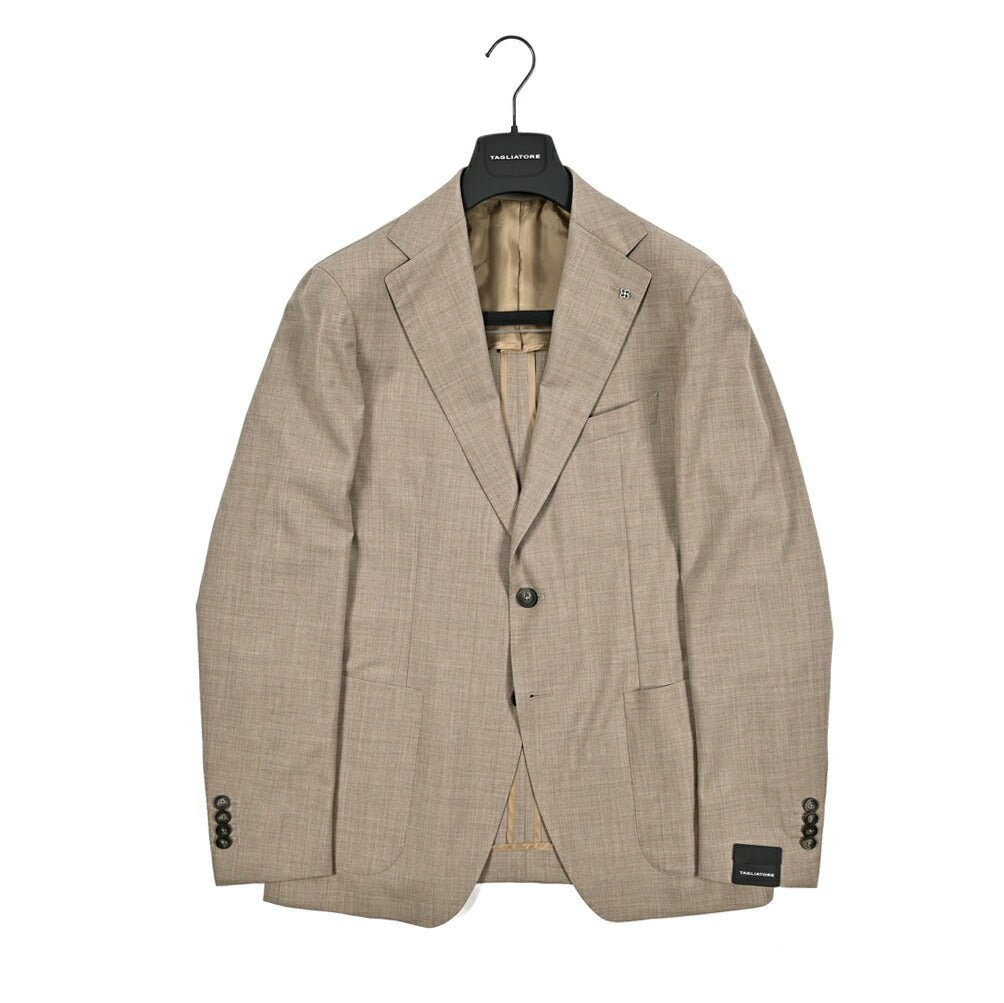 25SS TAGLIATORE ウールシルク 2Bシングルテーラードスーツ｜GUARDAROBA MILANO OFFICIAL STORE