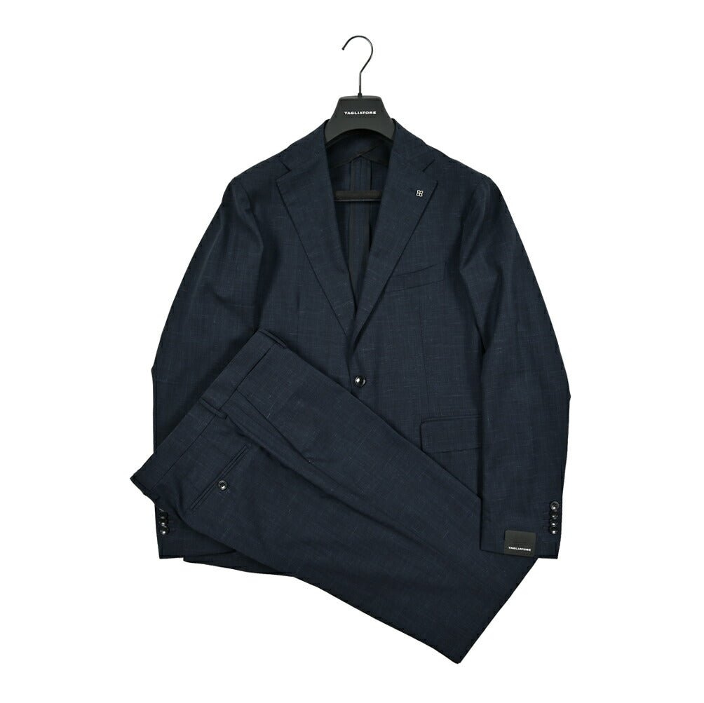 25SS TAGLIATORE ストレッチウールリネン 2Bシングルテーラードスーツ｜GUARDAROBA MILANO OFFICIAL STORE