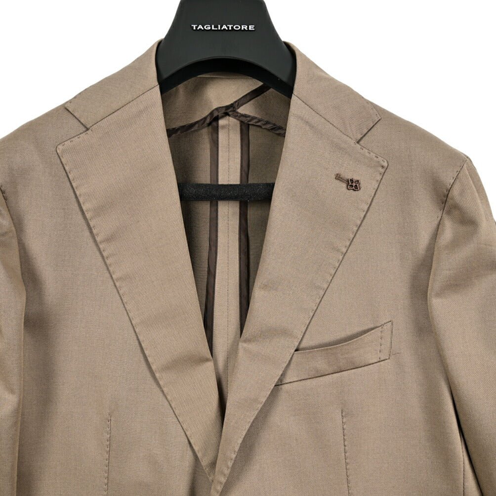 25SS TAGLIATORE ウールコットン 2Bシングルテーラードスーツ｜GUARDAROBA MILANO OFFICIAL STORE