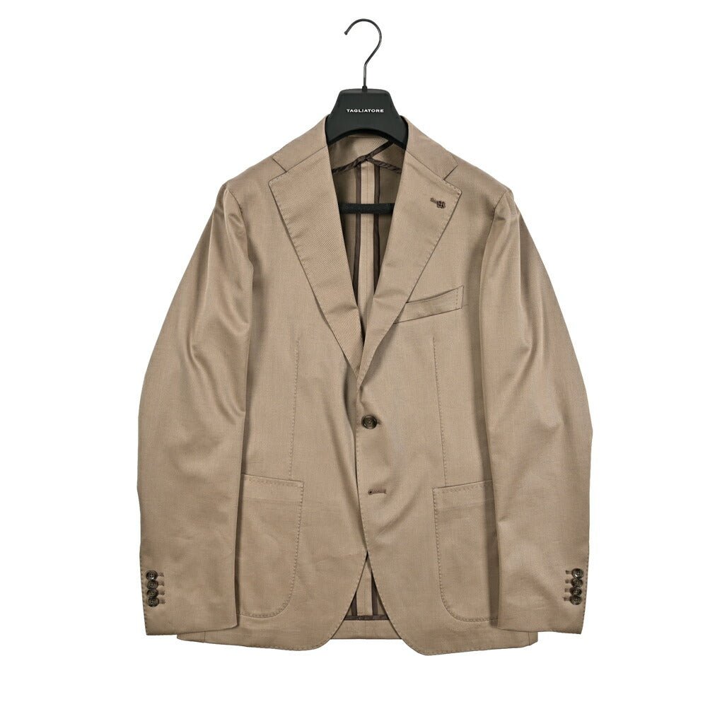 25SS TAGLIATORE ウールコットン 2Bシングルテーラードスーツ｜GUARDAROBA MILANO OFFICIAL STORE