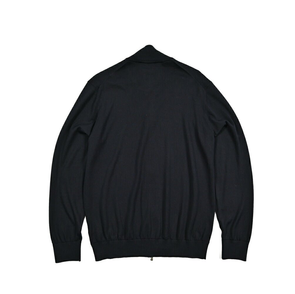 25SS TAGLIATORE シルクコットン スタンドカラージップニットカーディガン｜416329｜GUARDAROBA MILANO OFFICIAL STORE