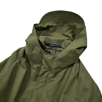 25SS TAGLIATORE コットンナイロン フード付きライトコート｜416191｜GUARDAROBA MILANO OFFICIAL STORE