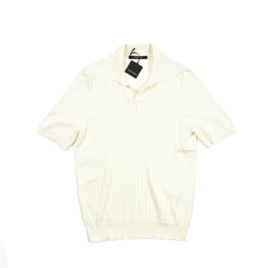 25SS TAGLIATORE シルクコットン 半袖ニットスキッパーポロシャツ｜416409｜GUARDAROBA MILANO OFFICIAL STORE