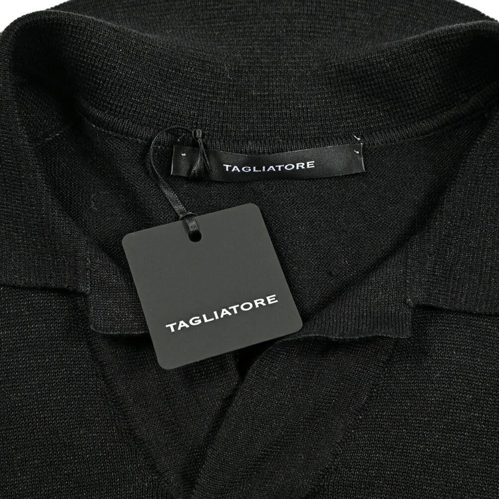 25SS TAGLIATORE リネンコットン 半袖ニットスキッパーポロシャツ｜416324｜GUARDAROBA MILANO OFFICIAL STORE