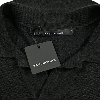 25SS TAGLIATORE リネンコットン 半袖ニットスキッパーポロシャツ｜416324｜GUARDAROBA MILANO OFFICIAL STORE