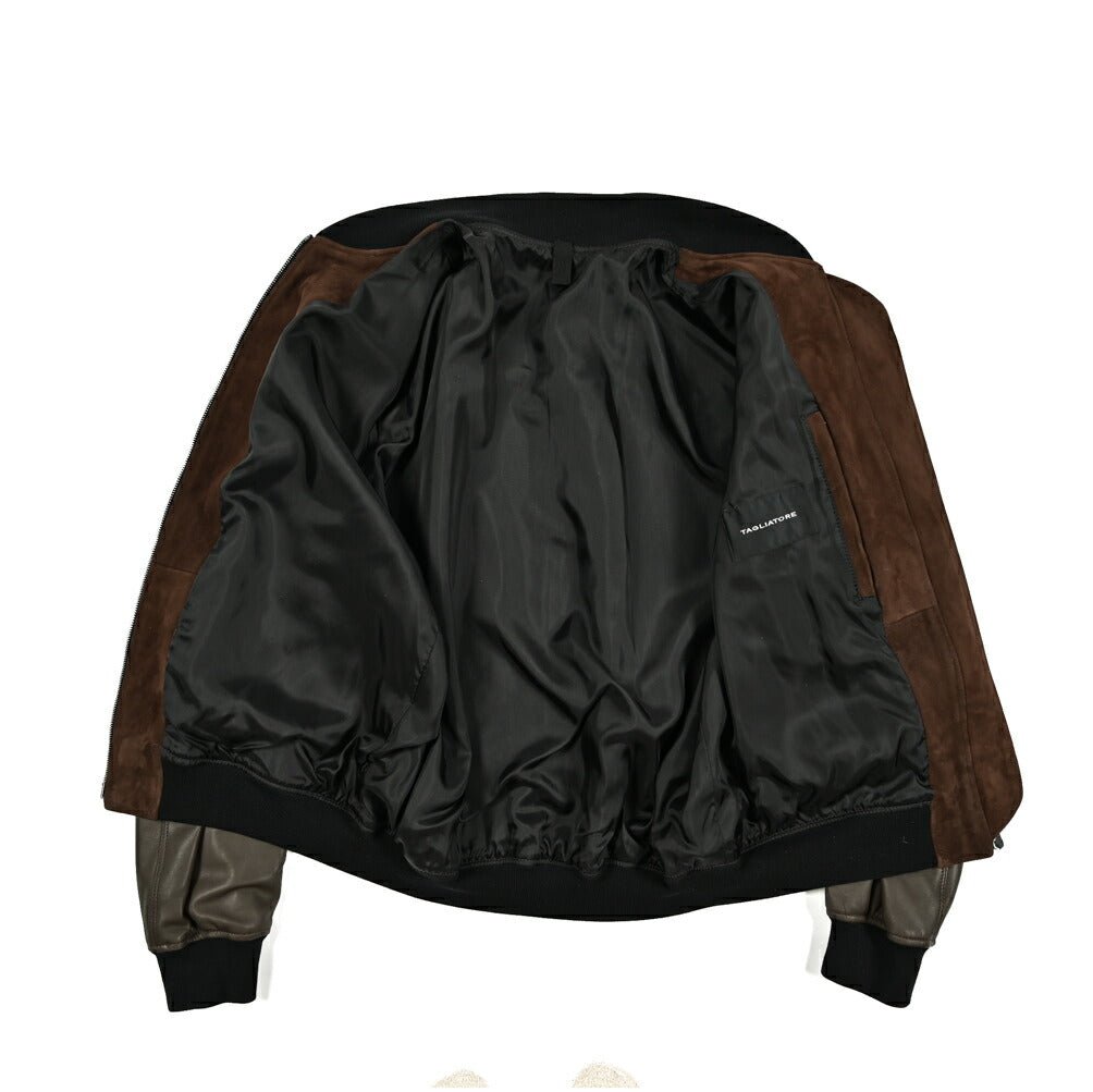 25SS TAGLIATORE スエードレザー ボンバージャケット｜GUARDAROBA MILANO OFFICIAL STORE