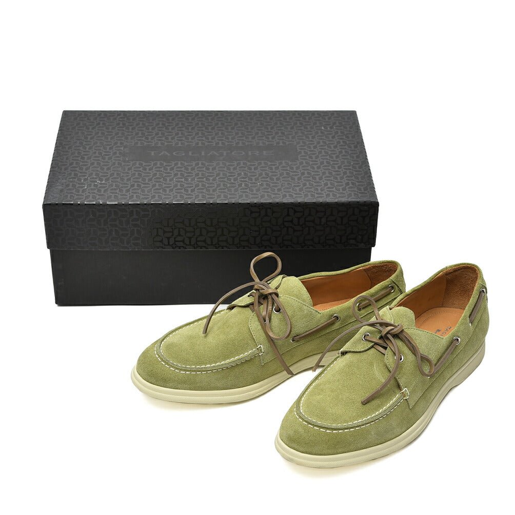 25SS TAGLIATORE スエードレザー デッキシューズ(モカシン)｜416424｜GUARDAROBA MILANO OFFICIAL STORE