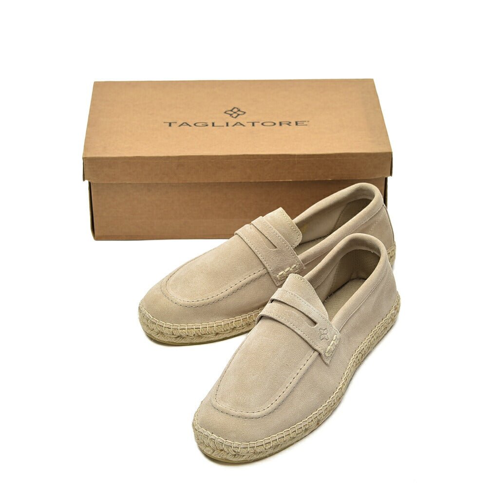 25SS TAGLIATORE スエードレザー コインローファー(エスパドリーユ型)｜416434｜GUARDAROBA MILANO OFFICIAL STORE