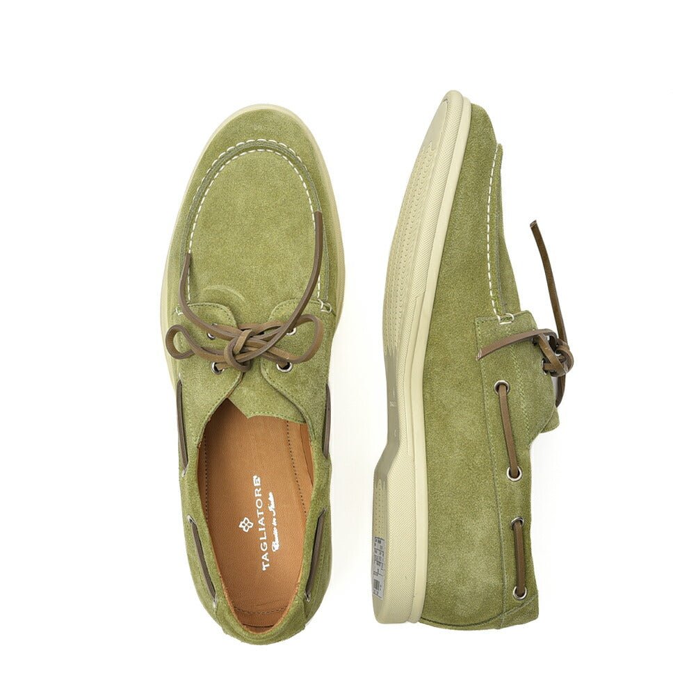25SS TAGLIATORE スエードレザー デッキシューズ(モカシン)｜416424｜GUARDAROBA MILANO OFFICIAL STORE