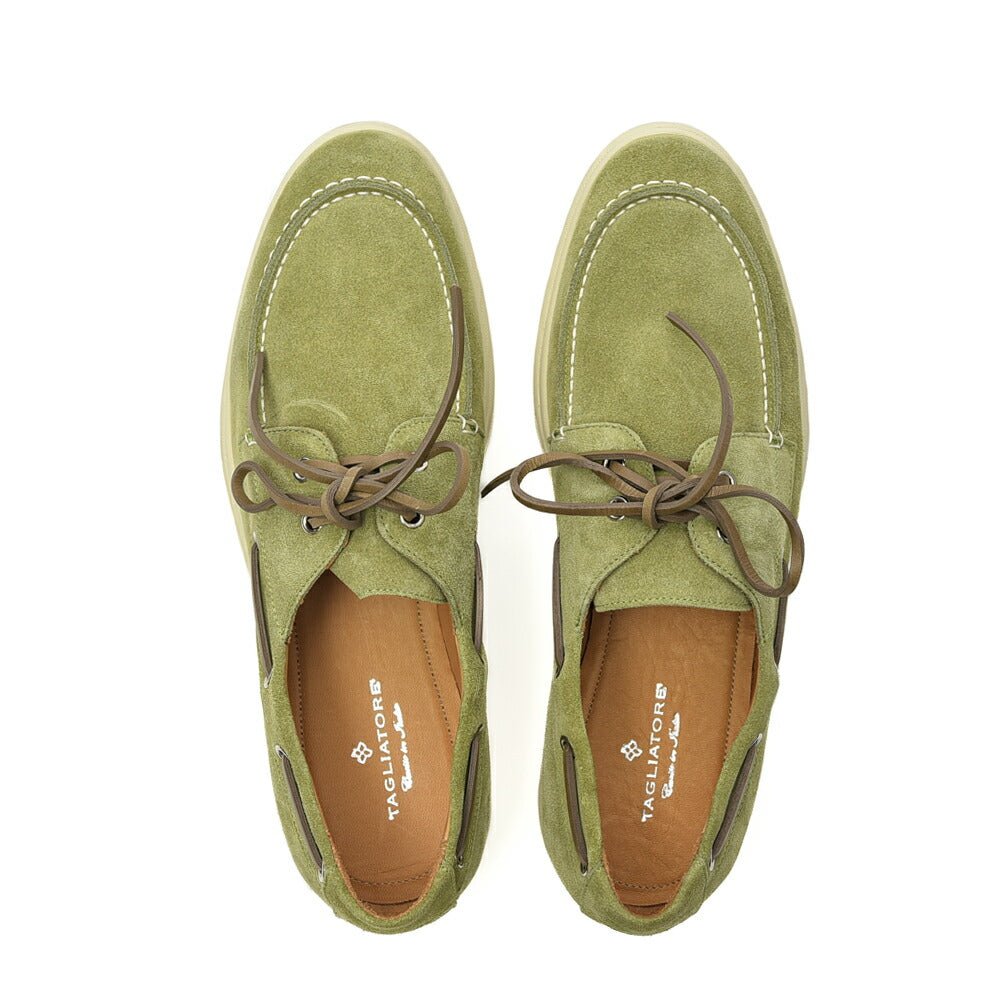 25SS TAGLIATORE スエードレザー デッキシューズ(モカシン)｜416424｜GUARDAROBA MILANO OFFICIAL STORE