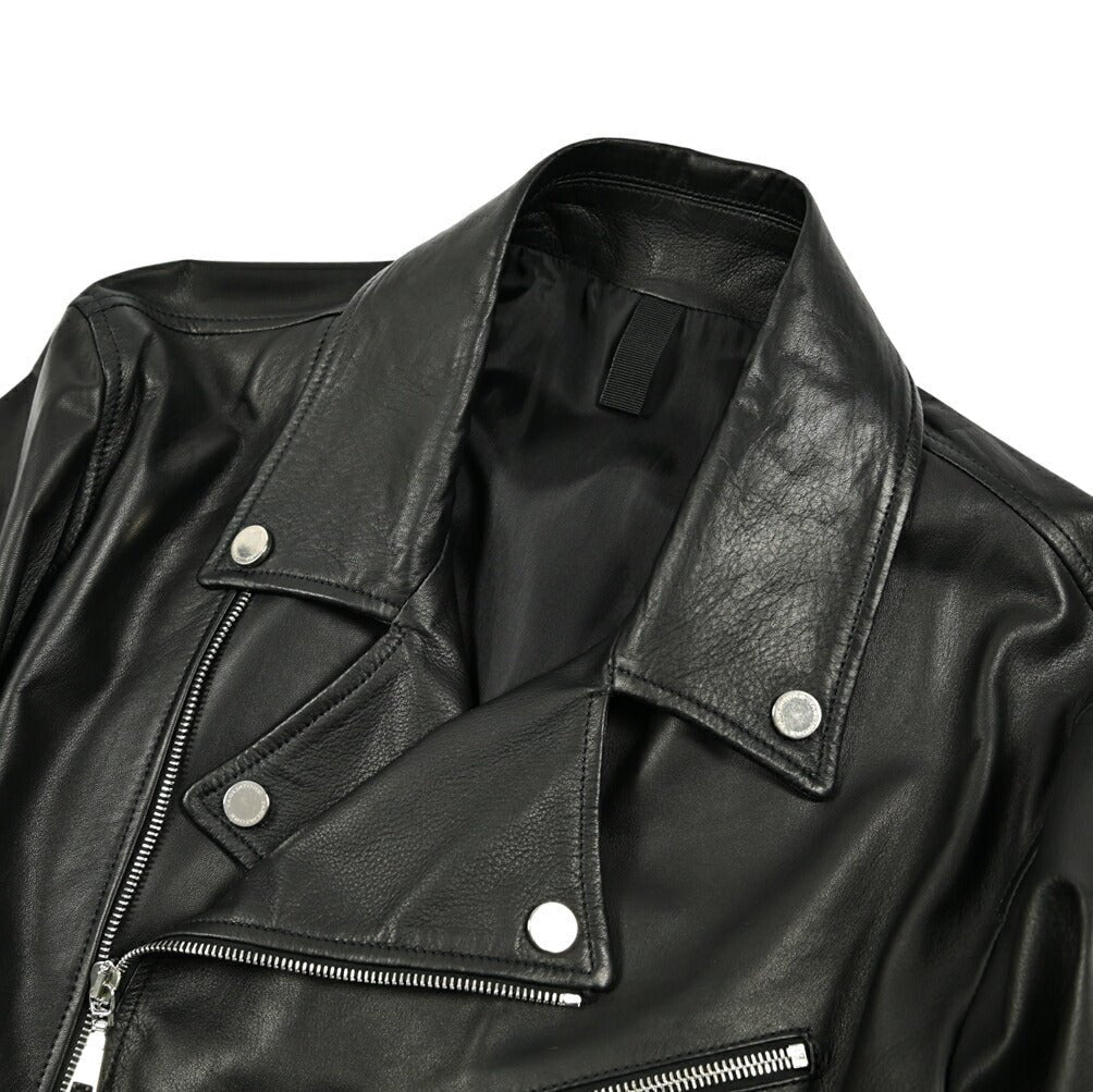 25SS TAGLIATORE ラムレザー ダブルライダースジャケット｜GUARDAROBA MILANO OFFICIAL STORE