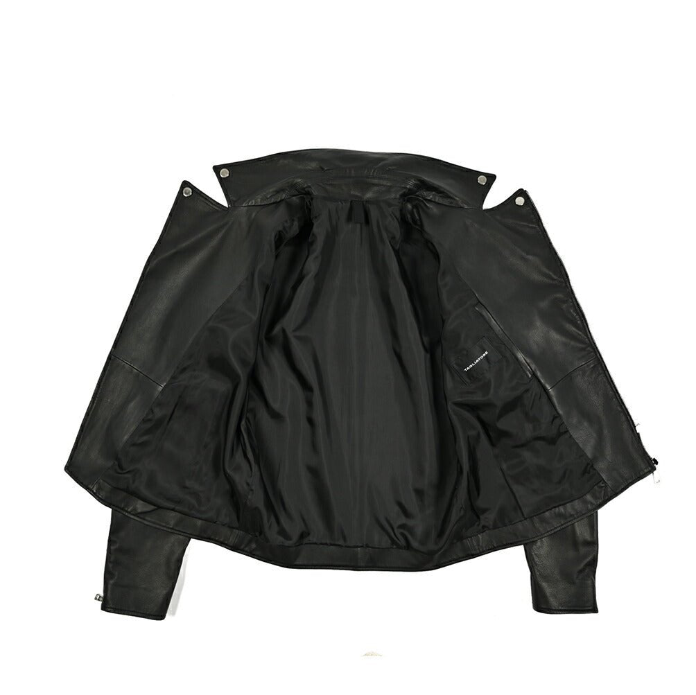 25SS TAGLIATORE ラムレザー ダブルライダースジャケット｜GUARDAROBA MILANO OFFICIAL STORE