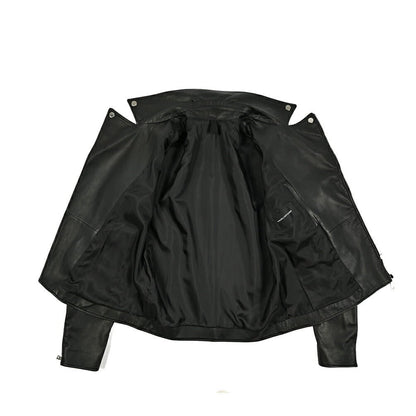 25SS TAGLIATORE ラムレザー ダブルライダースジャケット｜GUARDAROBA MILANO OFFICIAL STORE