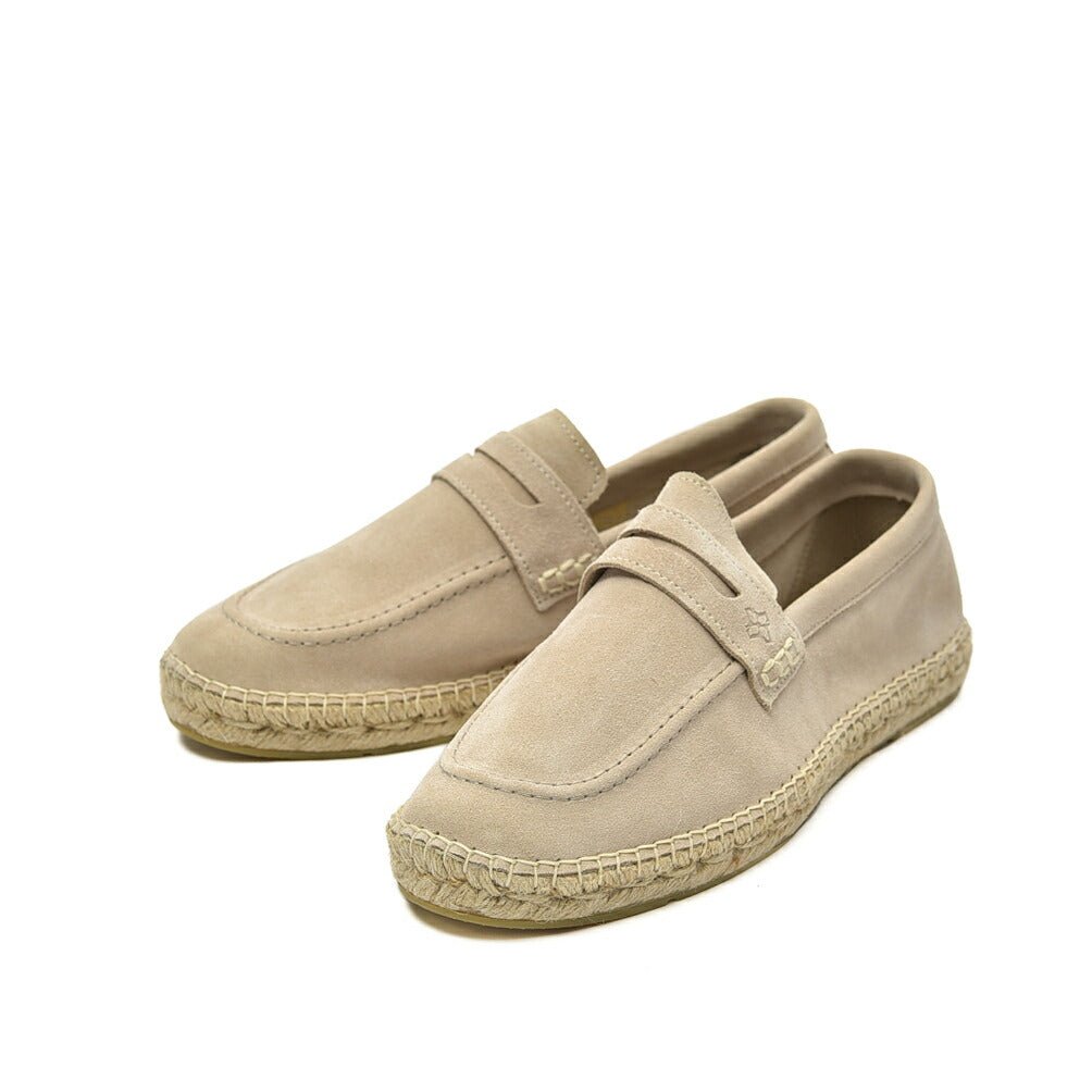 25SS TAGLIATORE スエードレザー コインローファー(エスパドリーユ型)｜416434｜GUARDAROBA MILANO OFFICIAL STORE