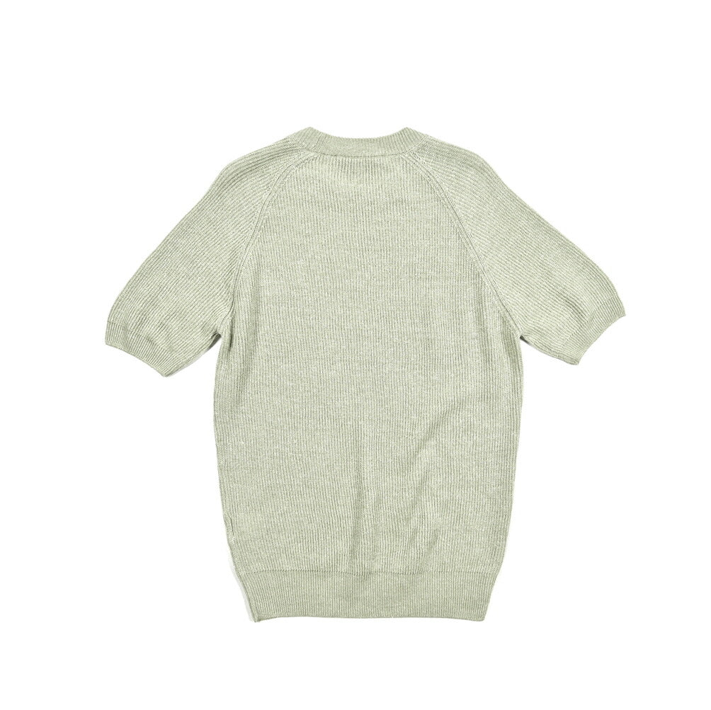 25SS TAGLIATORE リネンコットン 半袖ニットTシャツ｜416326｜GUARDAROBA MILANO OFFICIAL STORE