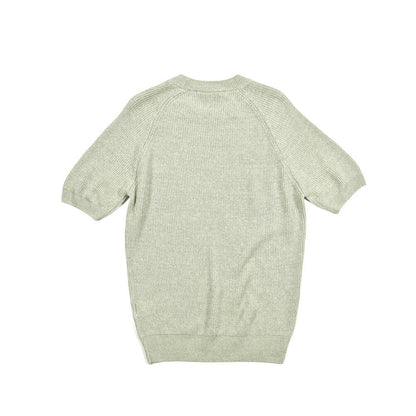 25SS TAGLIATORE リネンコットン 半袖ニットTシャツ｜416326｜GUARDAROBA MILANO OFFICIAL STORE