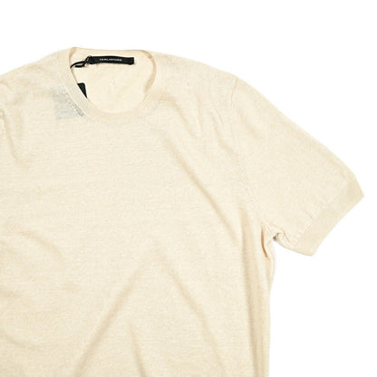 25SS TAGLIATORE リネンコットン 半袖ニットTシャツ｜416403｜GUARDAROBA MILANO OFFICIAL STORE