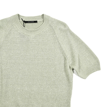 25SS TAGLIATORE リネンコットン 半袖ニットTシャツ｜416326｜GUARDAROBA MILANO OFFICIAL STORE