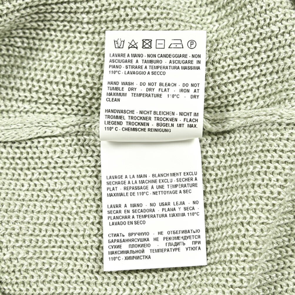 25SS TAGLIATORE リネンコットン 半袖ニットTシャツ｜416326｜GUARDAROBA MILANO OFFICIAL STORE