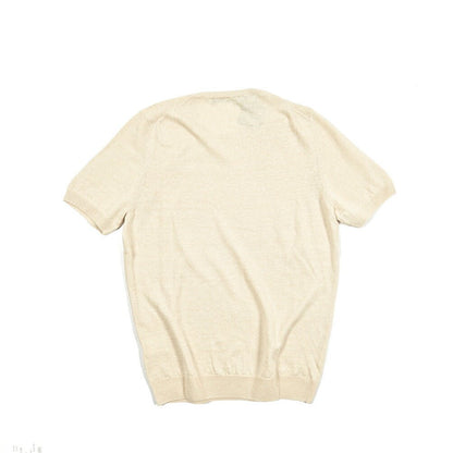 25SS TAGLIATORE リネンコットン 半袖ニットTシャツ｜416403｜GUARDAROBA MILANO OFFICIAL STORE