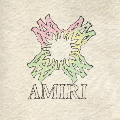 26-27AW AMIRI コットン100% スウェットショーツ / MA QUAD FLAMES オフホワイト(Ivory) S | GUARDAROBA MILANO OFFICIAL STORE