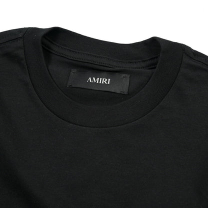 26 - 27AW AMIRI “BONES STACKED LONG SLEEVE TEE” コットン100% 長袖ロゴTシャツ ブラック S | GUARDAROBA MILANO OFFICIAL STORE