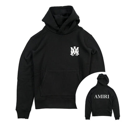 26 - 27AW AMIRI “MA CORE LOGO HOODIE” コットン100% スウェットロゴフーディー ブラック M | GUARDAROBA MILANO OFFICIAL STORE