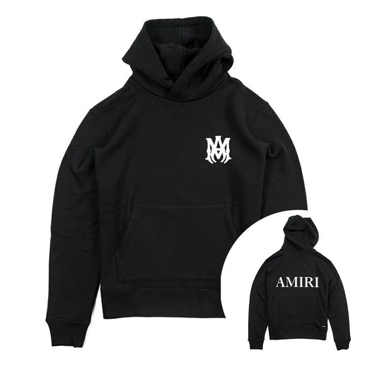 26 - 27AW AMIRI “MA CORE LOGO HOODIE” コットン100% スウェットロゴフーディー ブラック M | GUARDAROBA MILANO OFFICIAL STORE