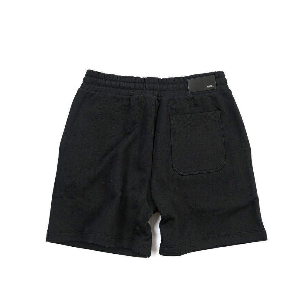 26 - 27AW AMIRI “MA CORE LOGO SHORT” コットン100% スウェットロゴショーツ ブラック S | GUARDAROBA MILANO OFFICIAL STORE