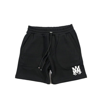 26 - 27AW AMIRI “MA CORE LOGO SHORT” コットン100% スウェットロゴショーツ ブラック S | GUARDAROBA MILANO OFFICIAL STORE